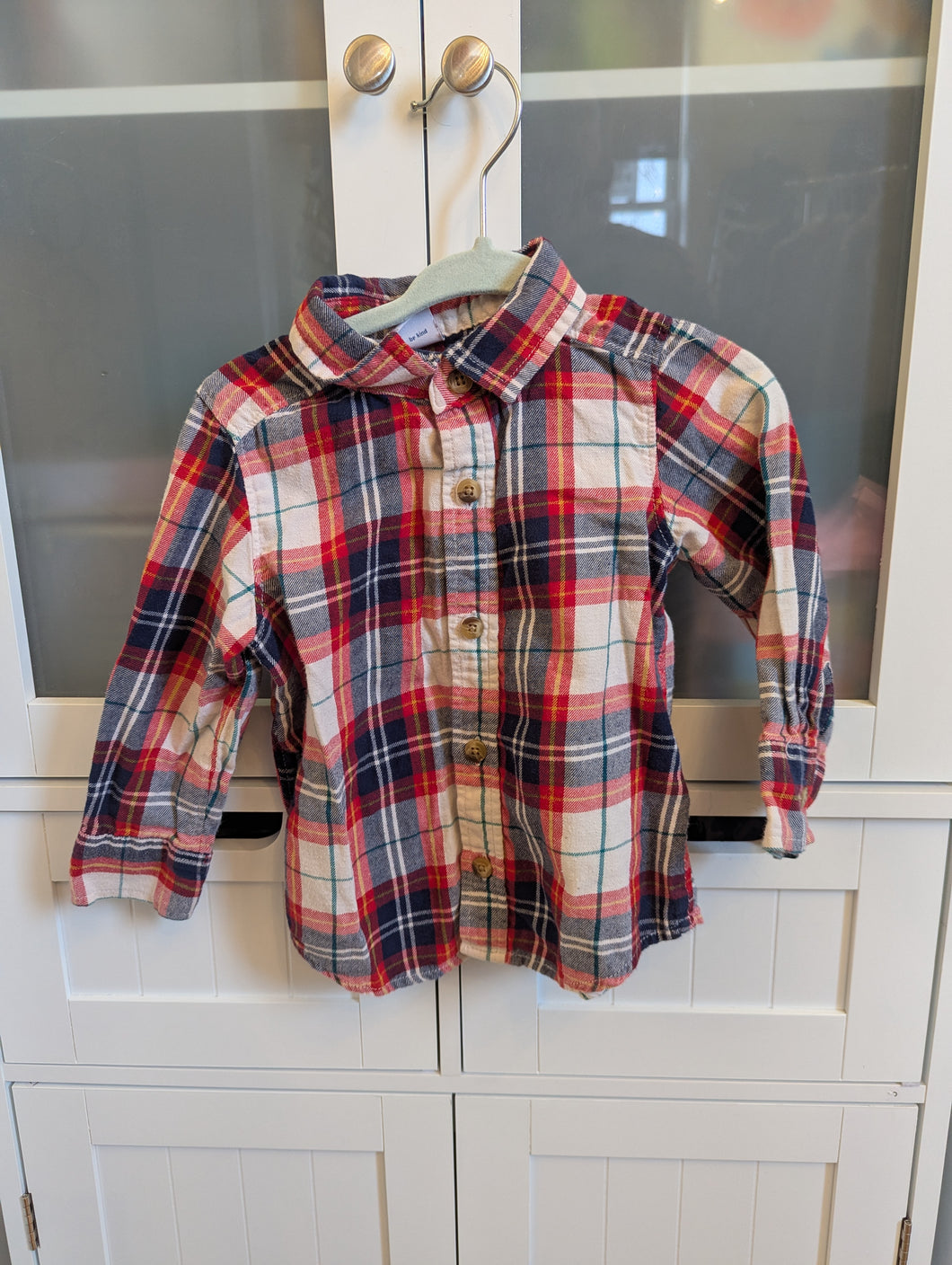 Old Navy Red Flannel 18-24m