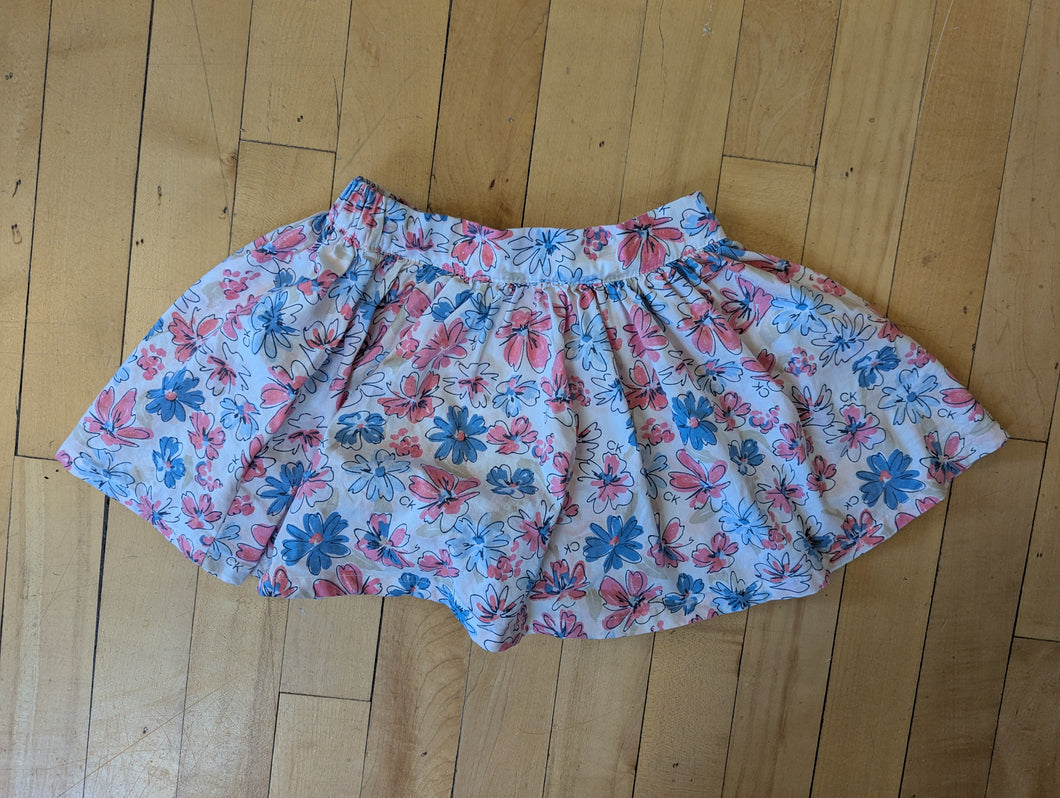 Calvin Klein Floral Skirt 2T