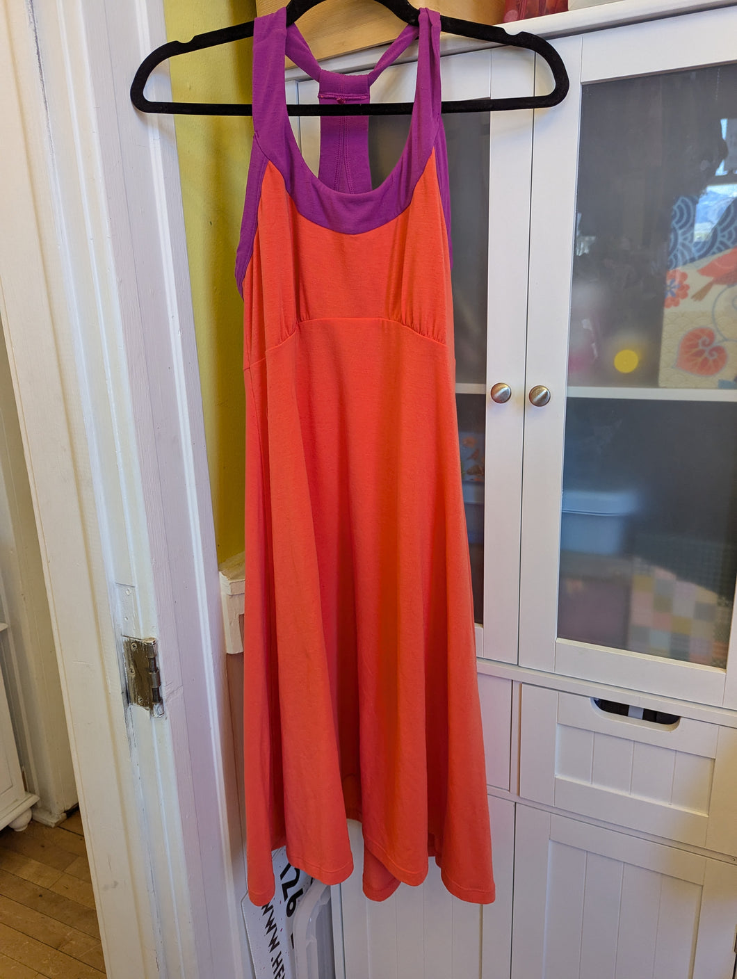 Prana M Orange and Purple Dress
