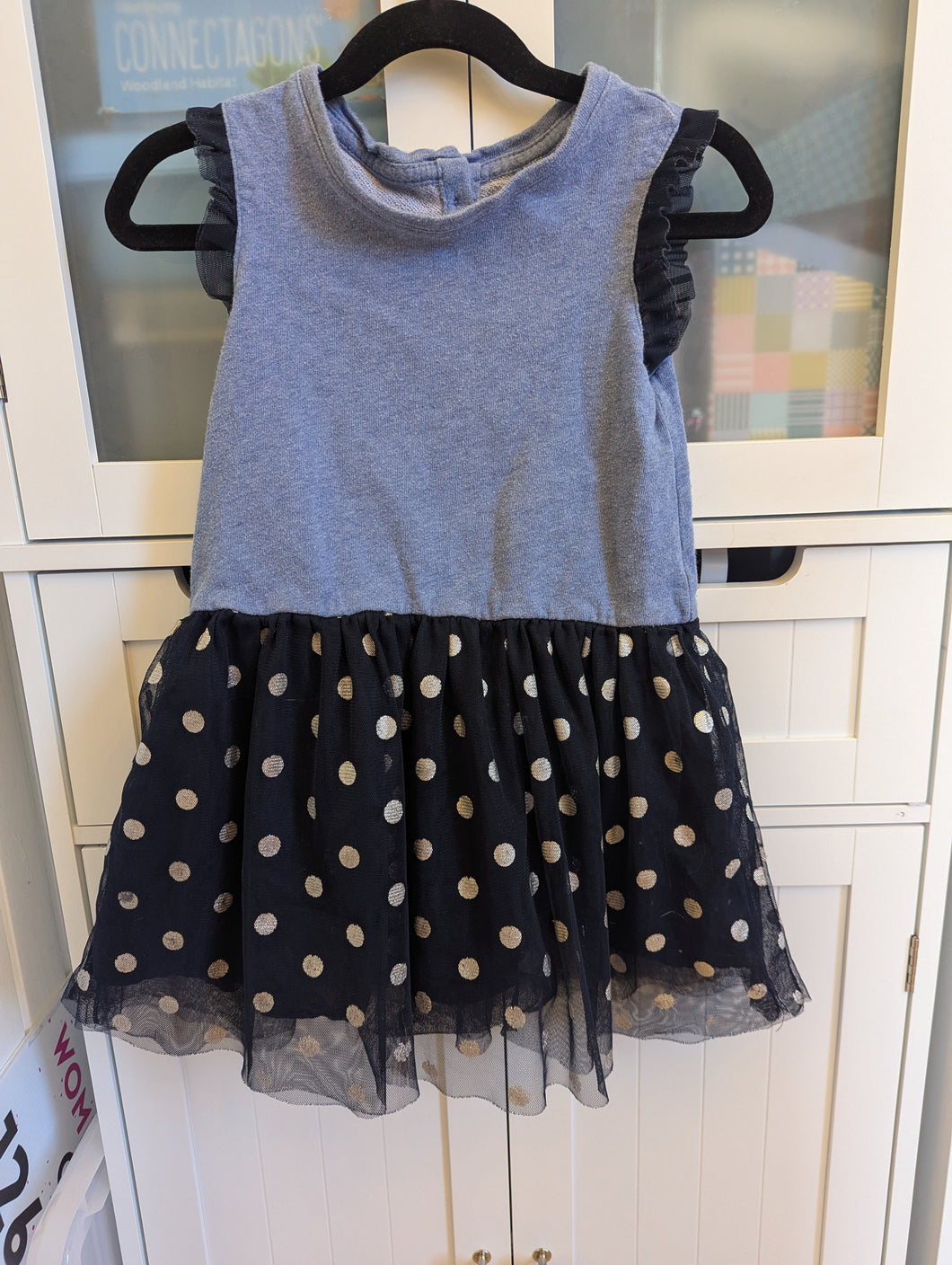 Gap Blue/Polka Dot Dress 4