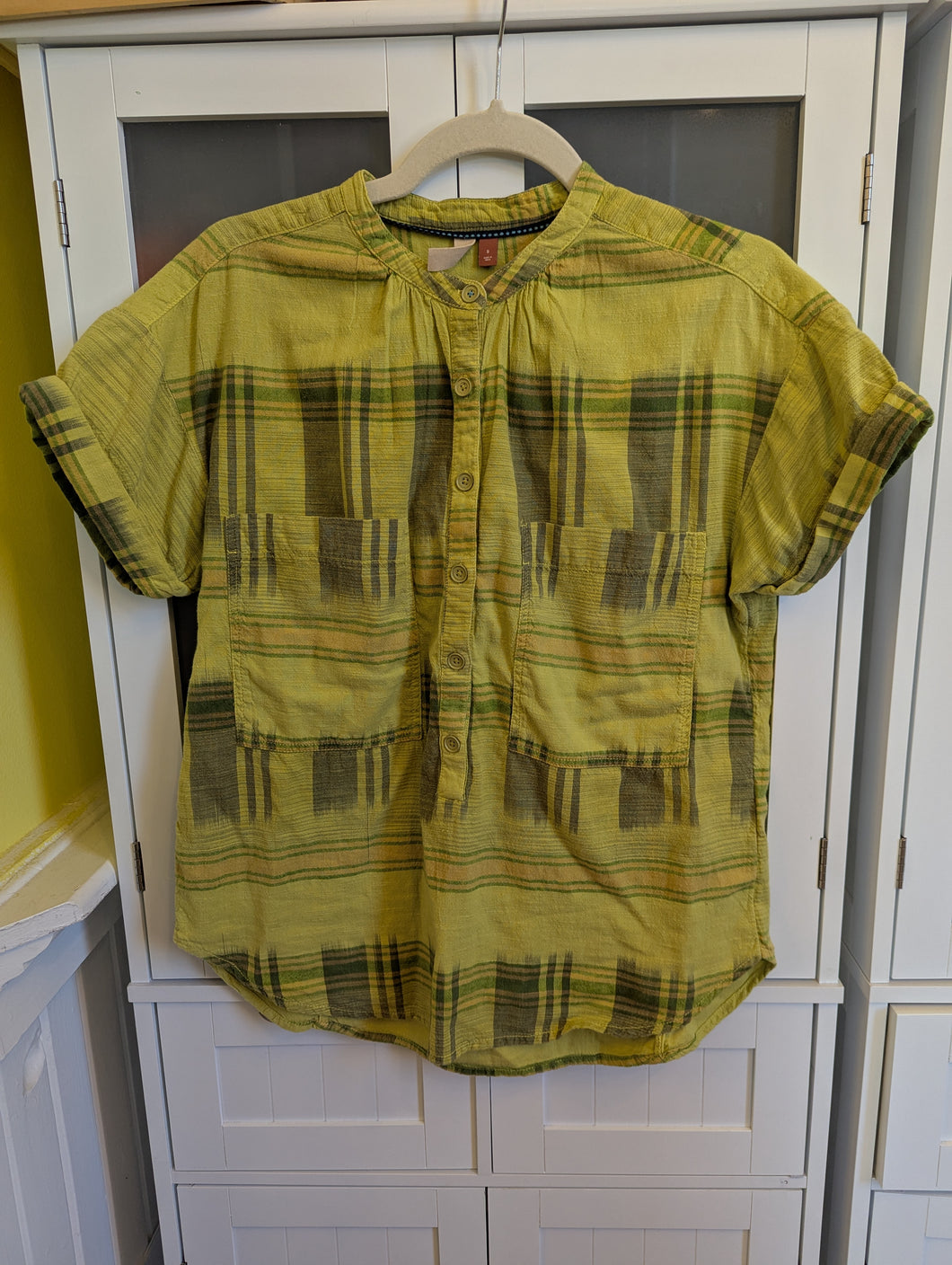 Pilcro Green Button Up S