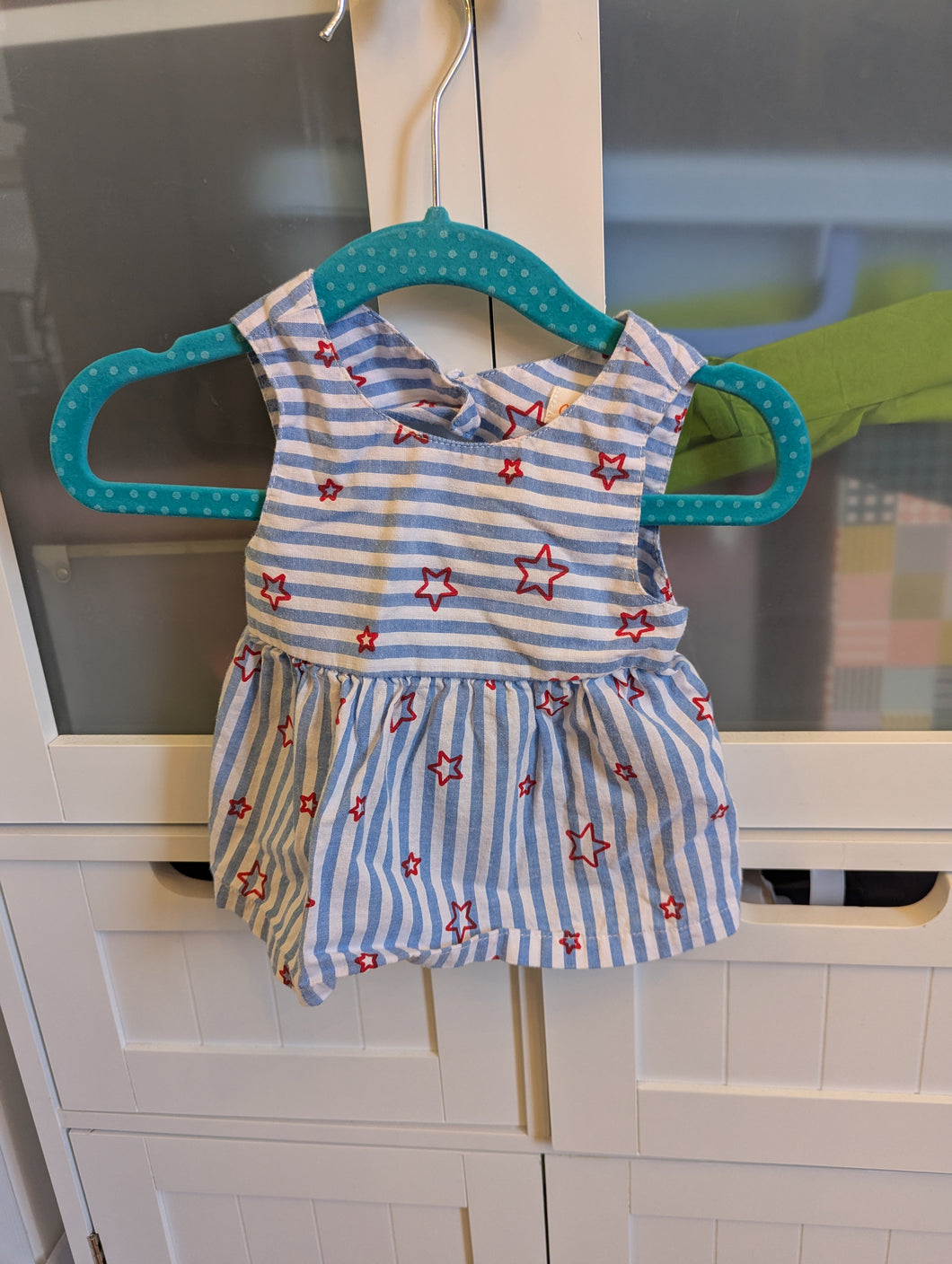 Cat & Jack Stars and Stripes Top 3-6m