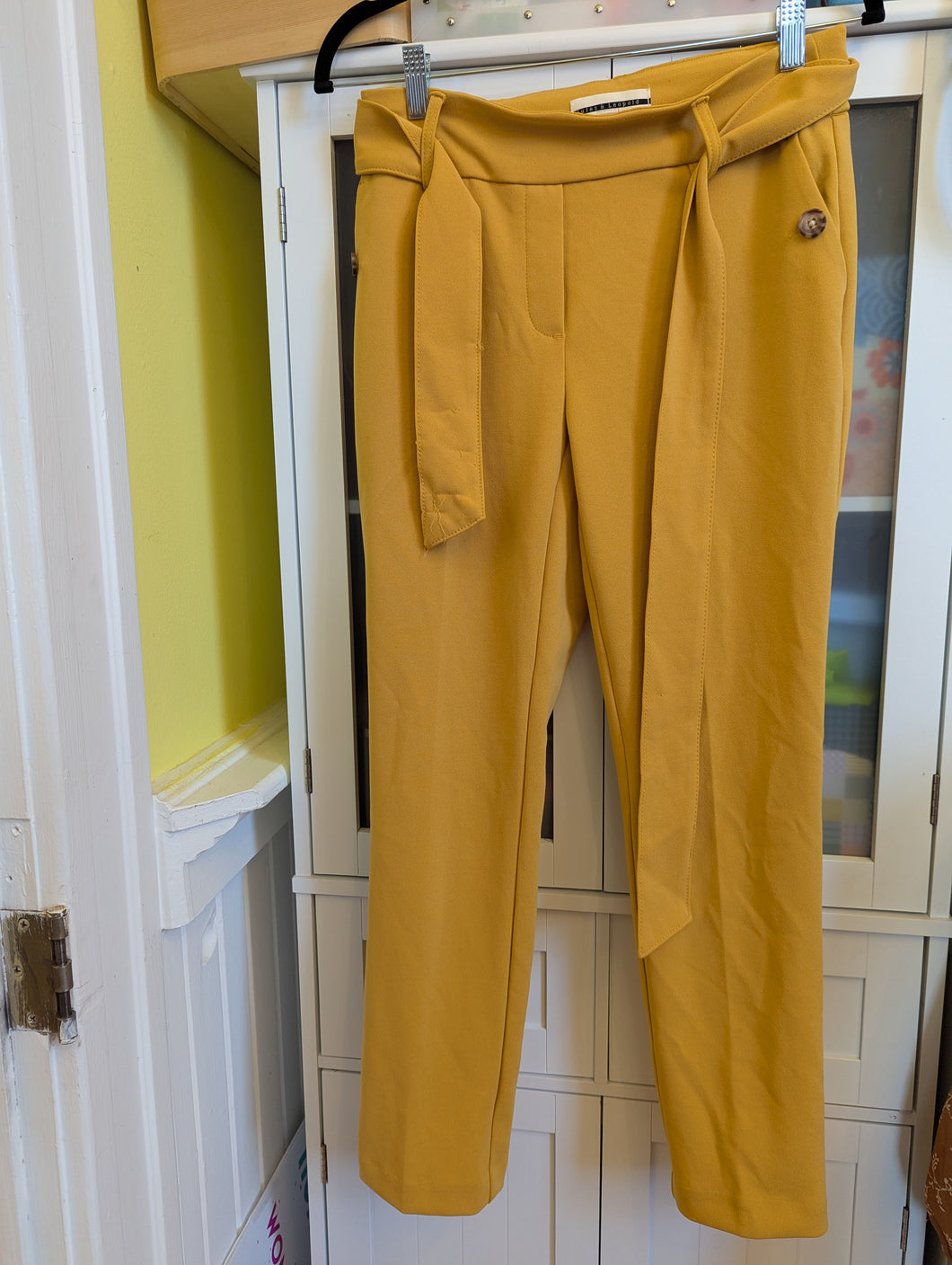 Julies & Leopold Mustard Pants Small