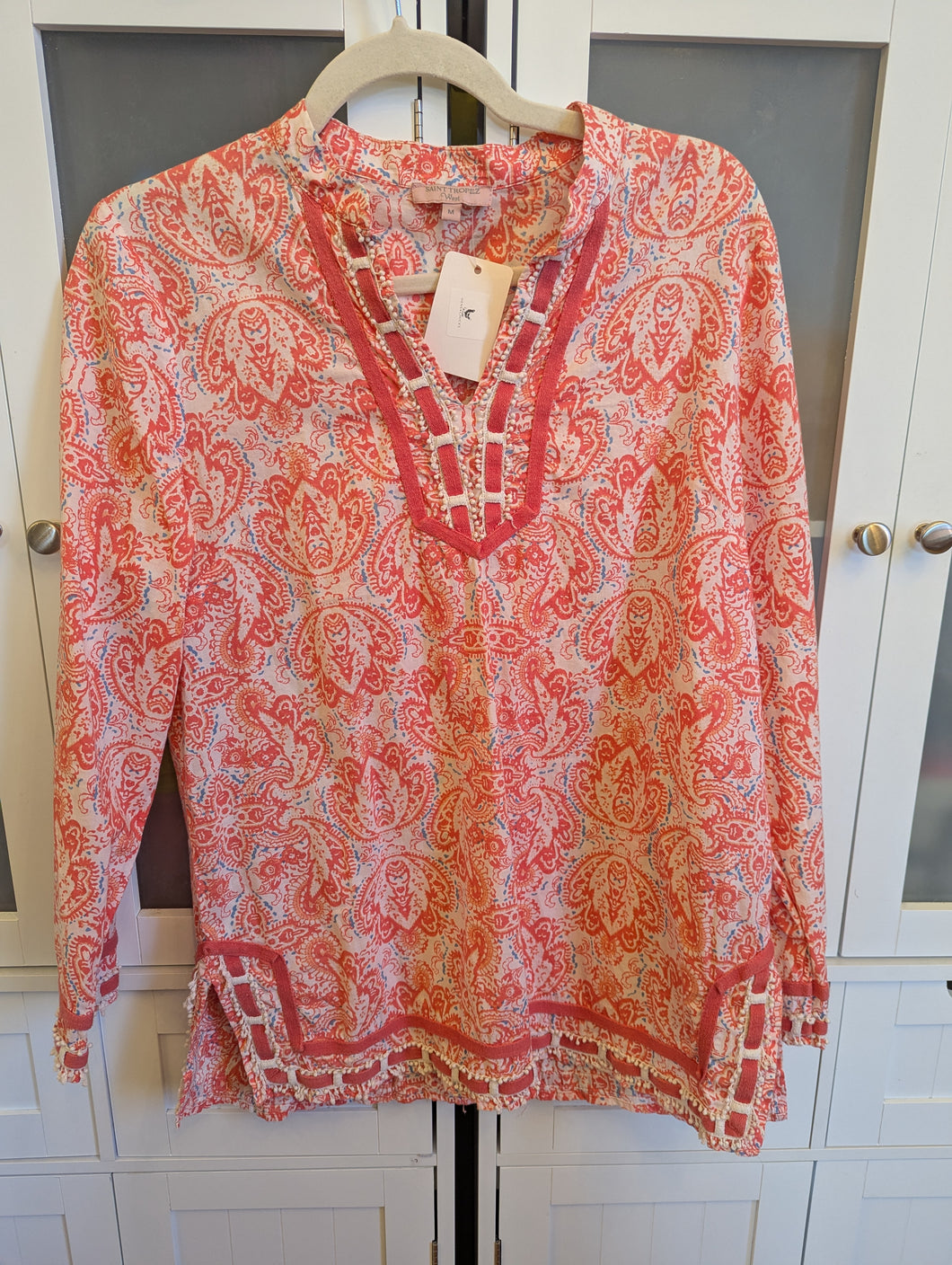 Saint Tropez Coral Tunic M