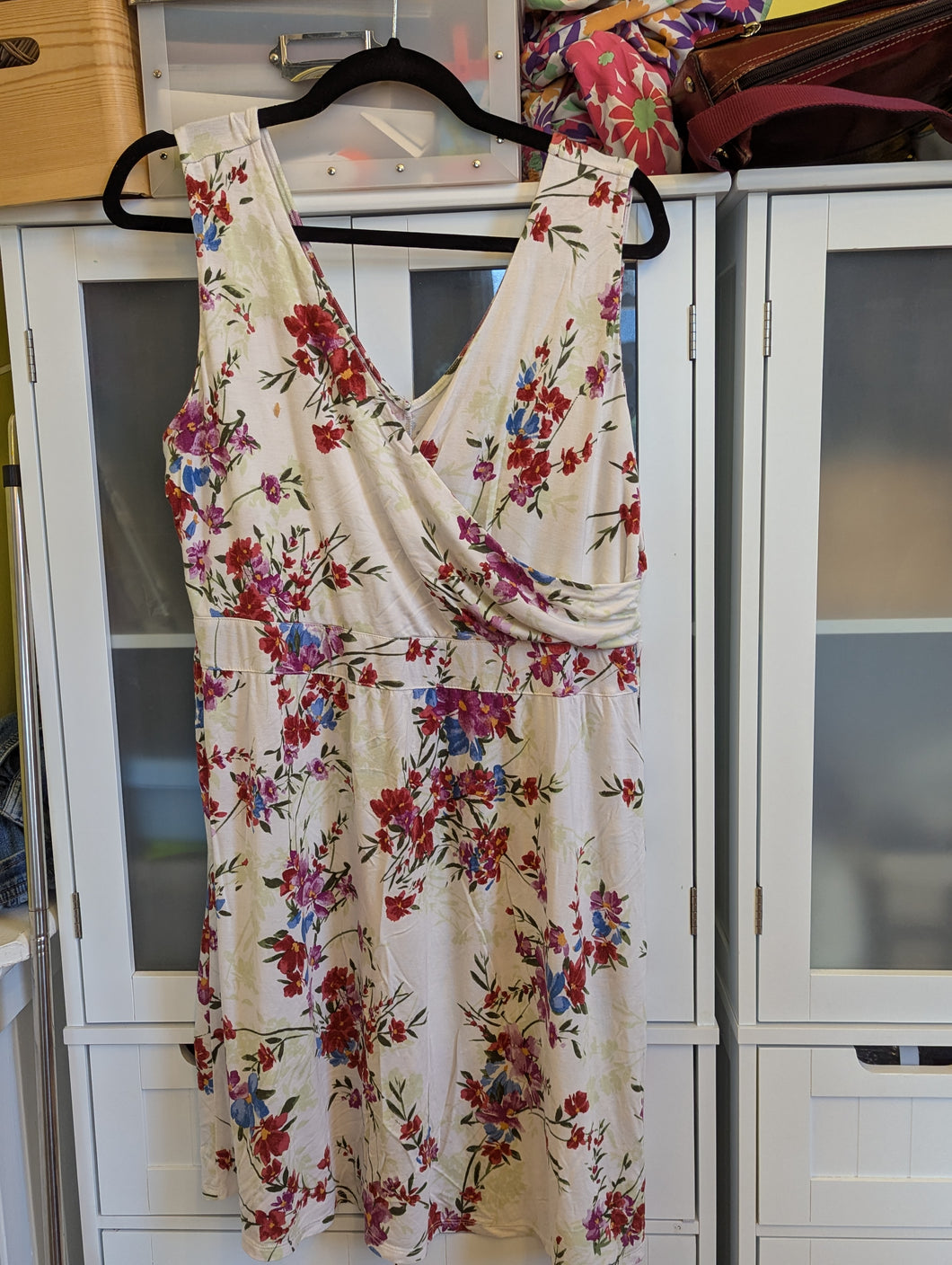 Maurice's White Floral Dress 0x