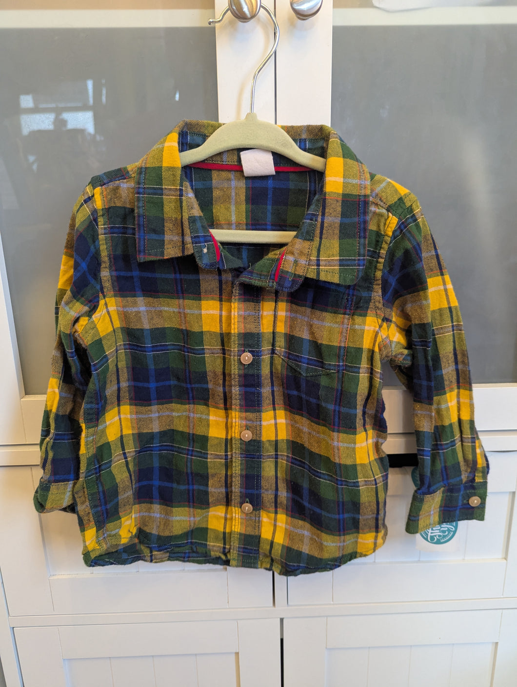 Gap Green/Yellow Plaid 18-24M