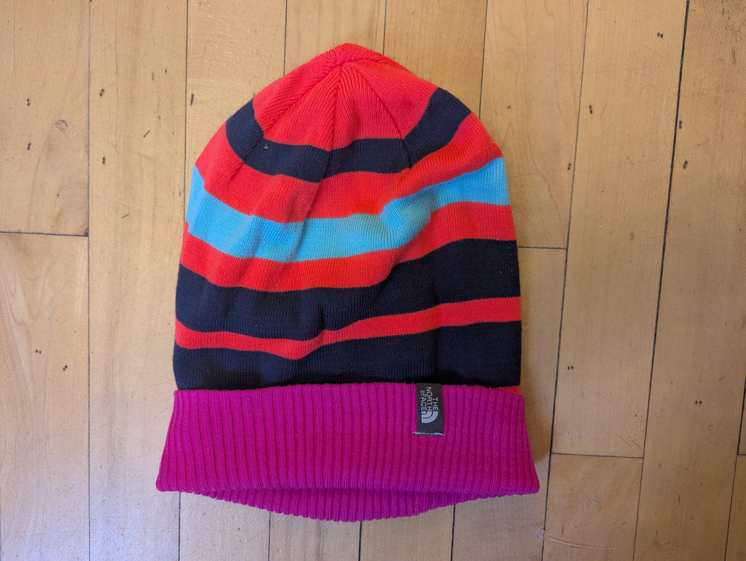North Face Stripe Beanie