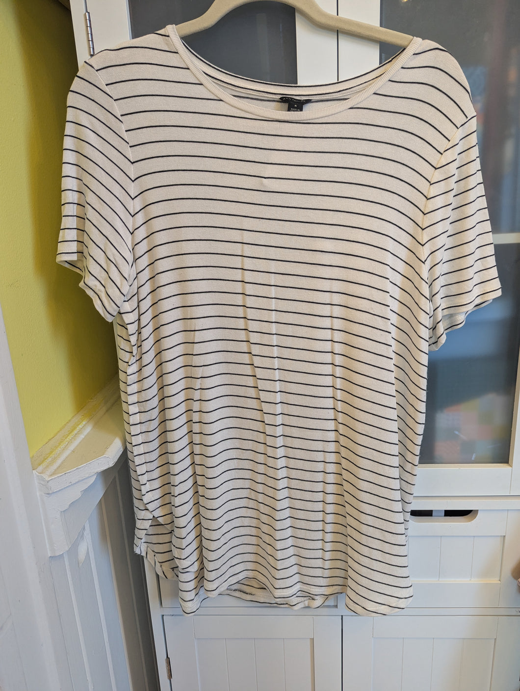 Ann Taylor Stripe Blouse M