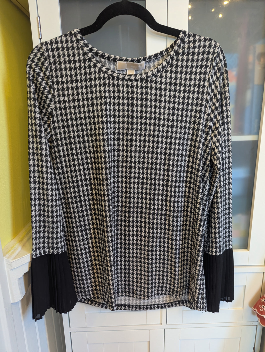 Michael Kors Hounds Tooth Blouse M