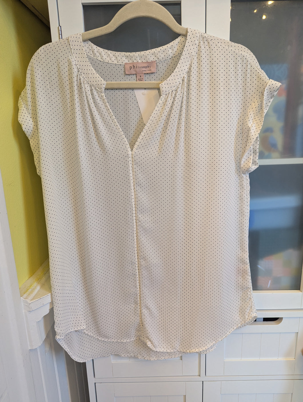 Philosophy Polka Dot Shirt S
