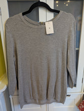 Load image into Gallery viewer, Philosophy Grey Sweater L
