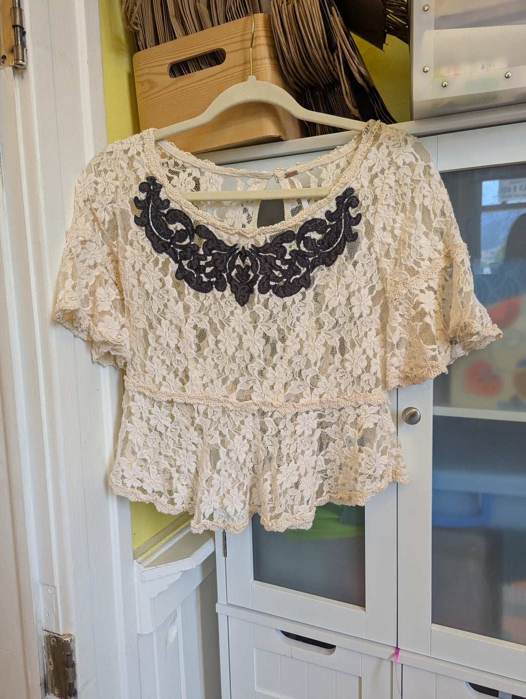 Free People Lace Top XS