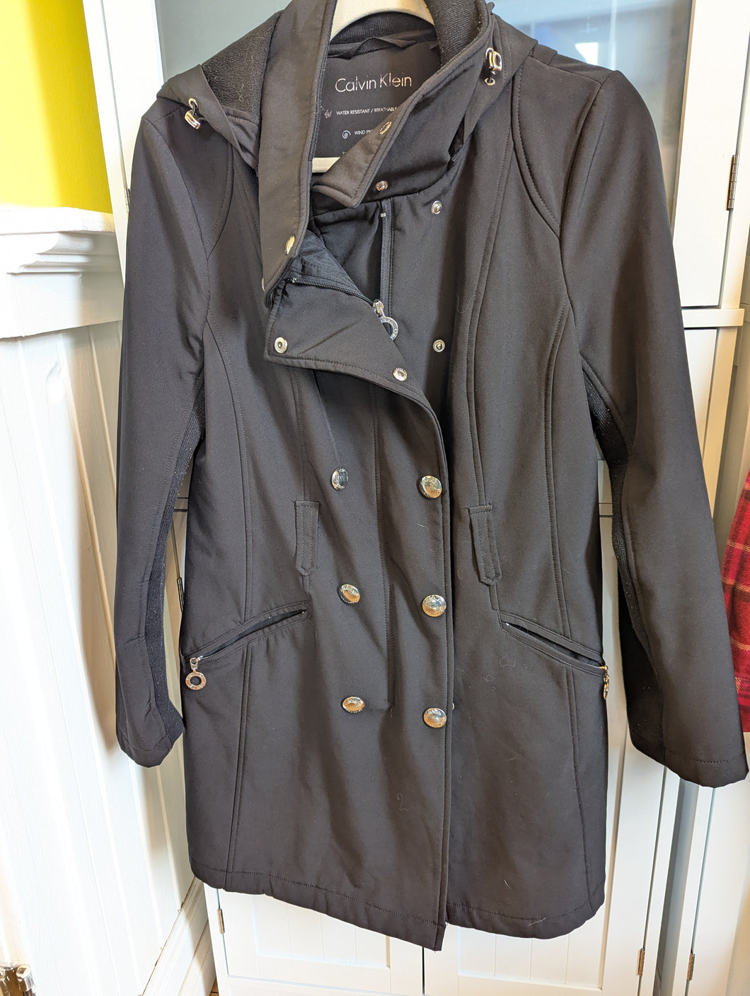 Calvin Klein Black Coat M