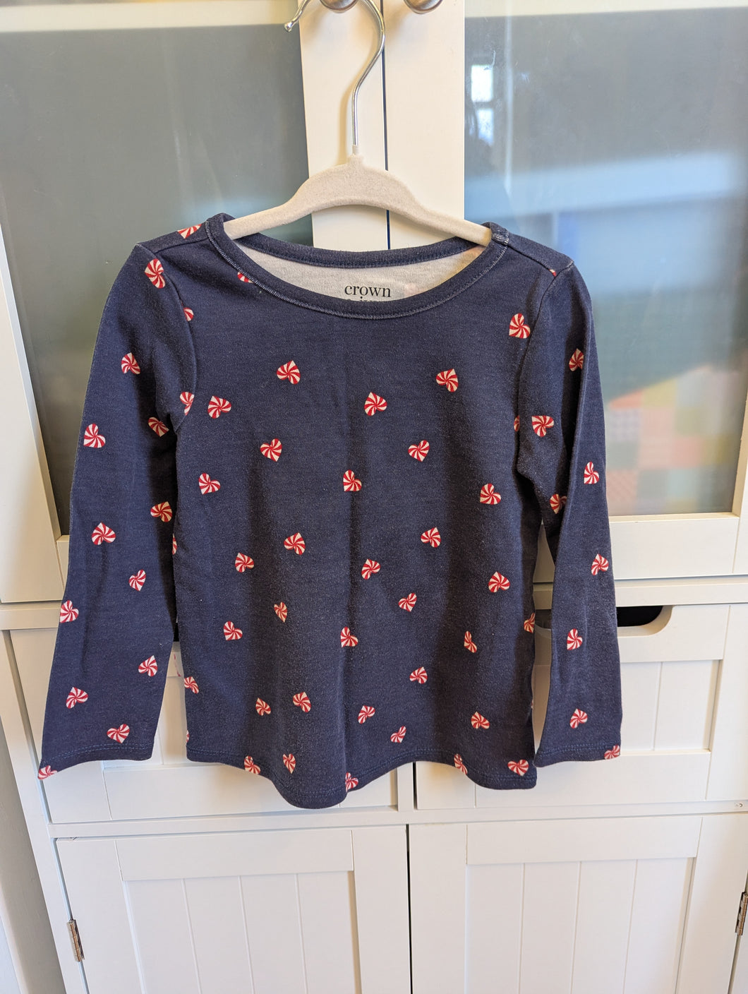 Crown & Ivy Peppermint Long Sleeve Shirt 2T