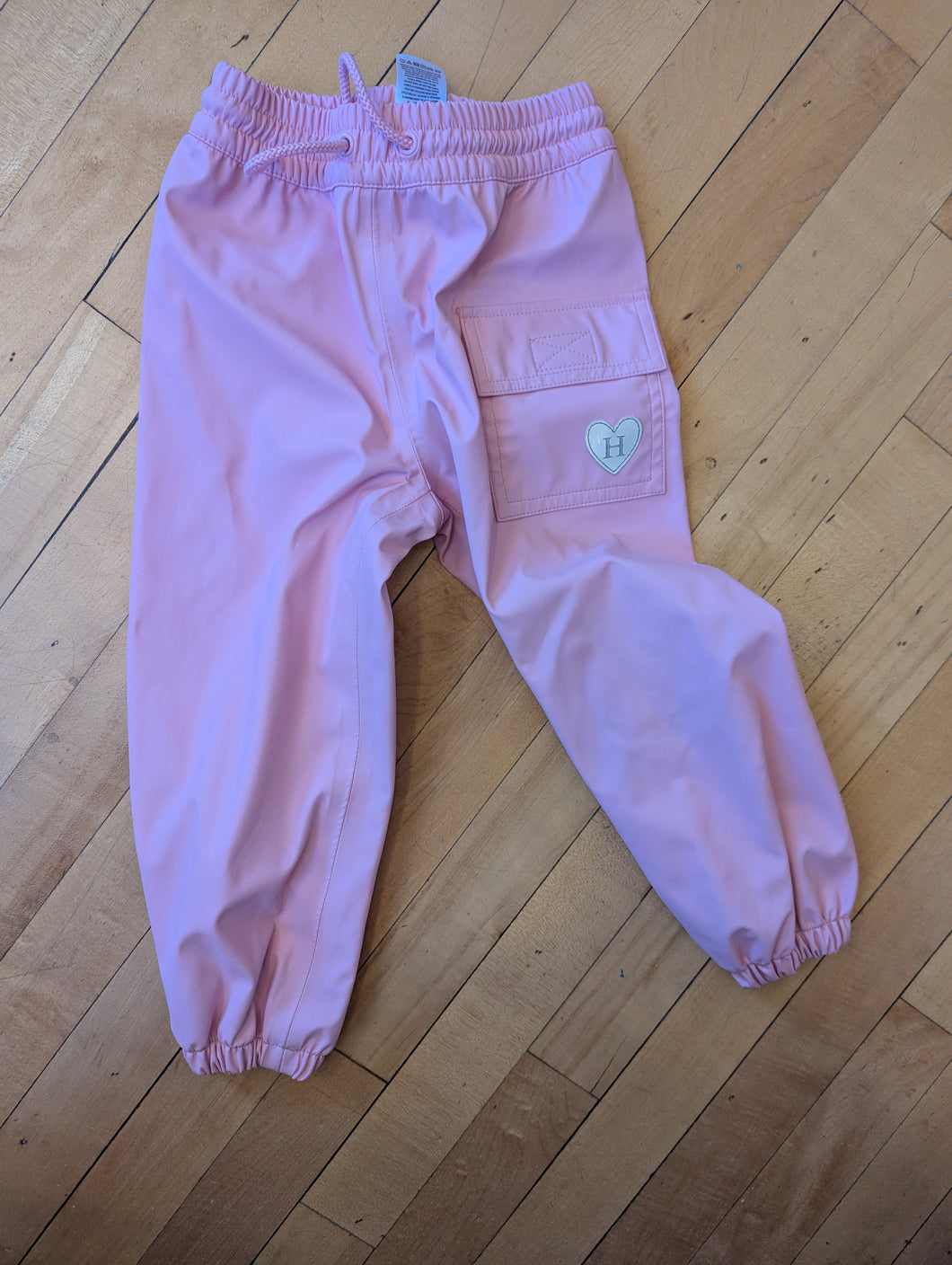 Hatley Pink Vegan Leather Pants 2