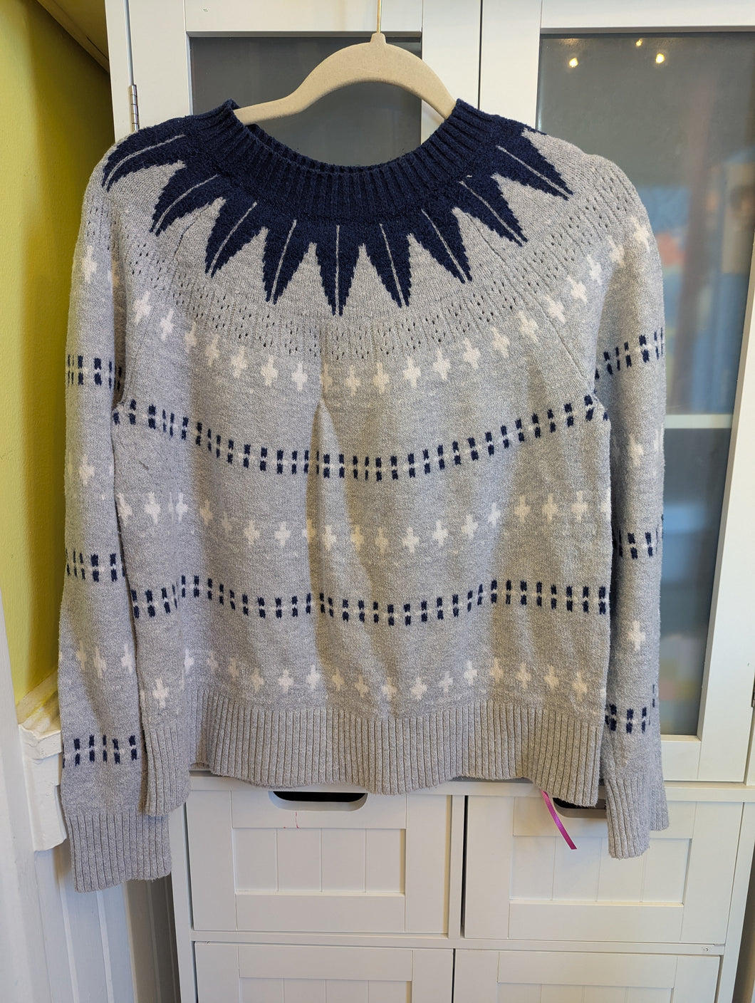 Banana Republic Blue/Grey Sweater S