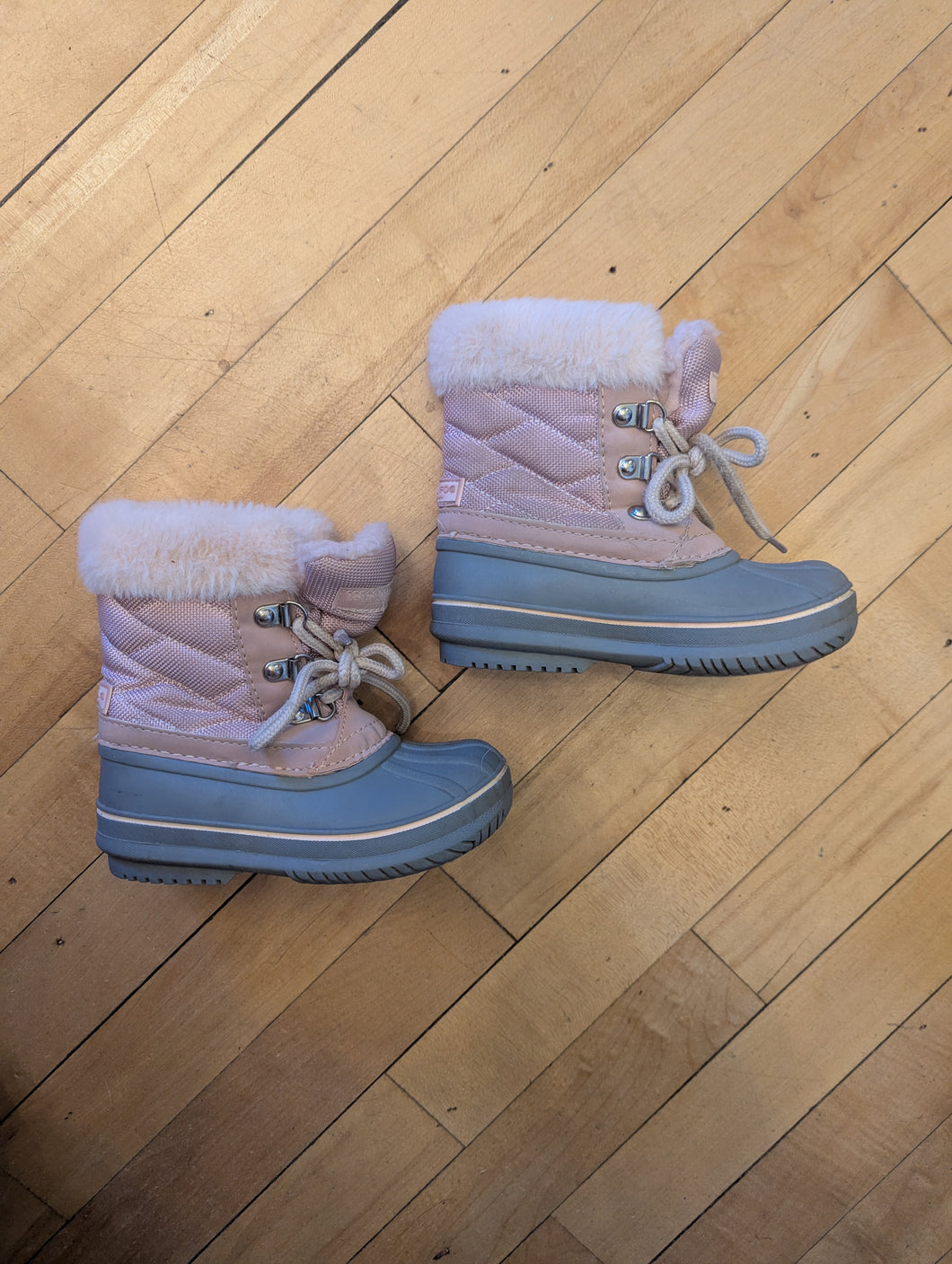 London Fog Pink Boots 8