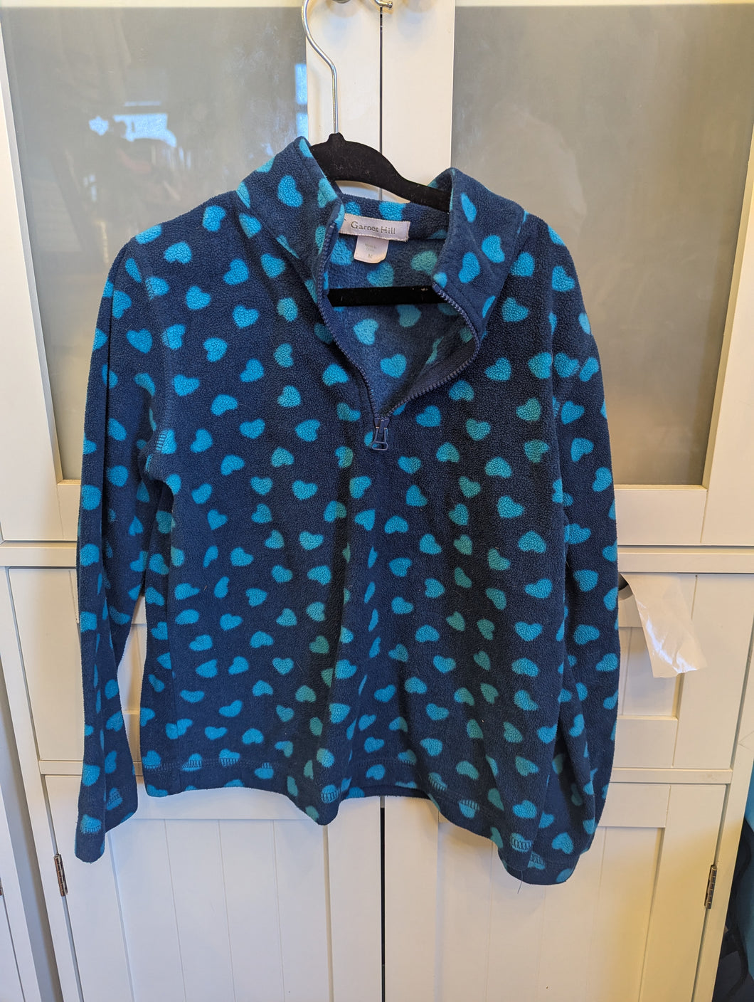 Garnet Hill Heart Fleece M/6