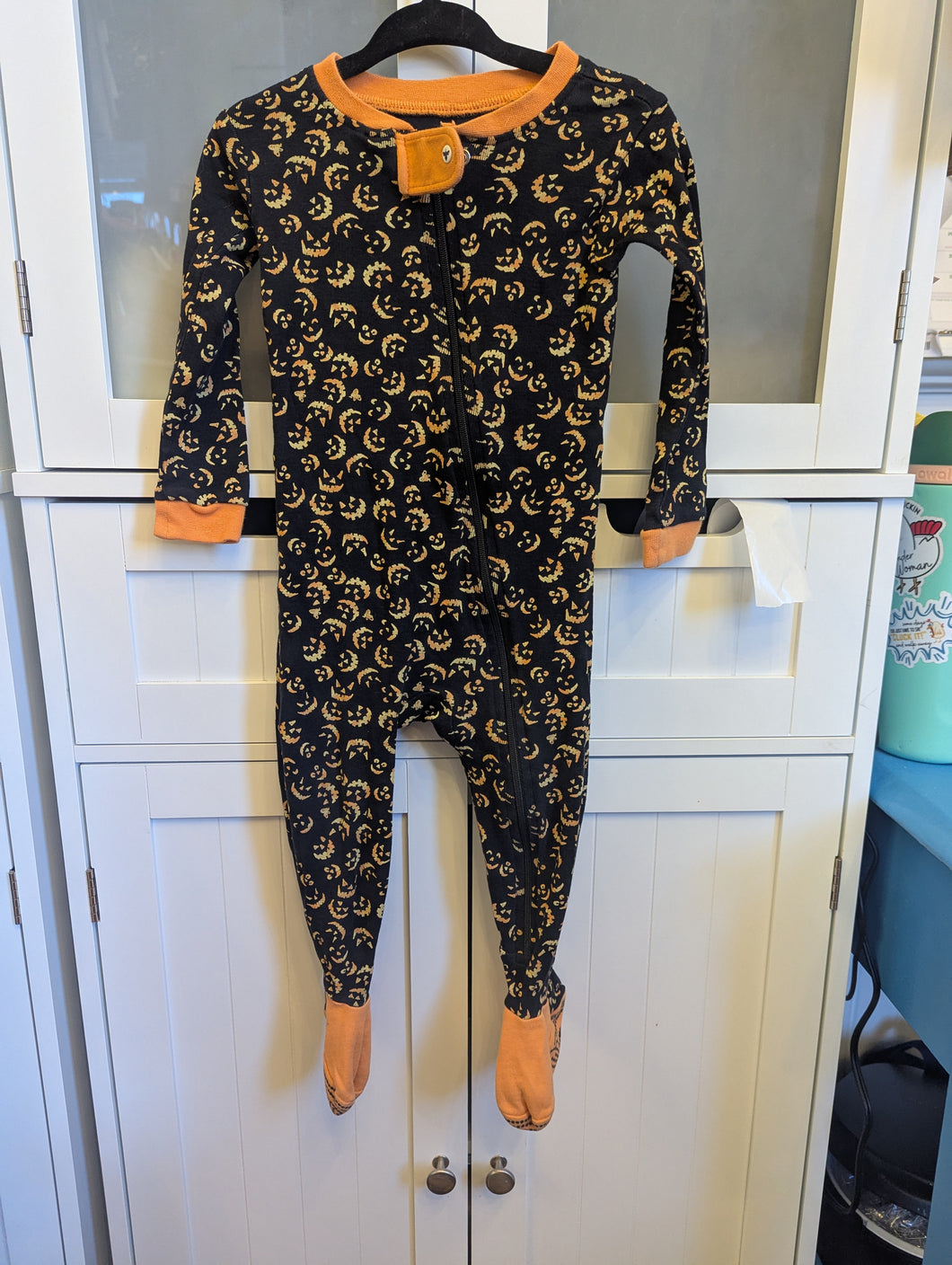 Burt's Bees Sleeper Jack O'Lantern 12M