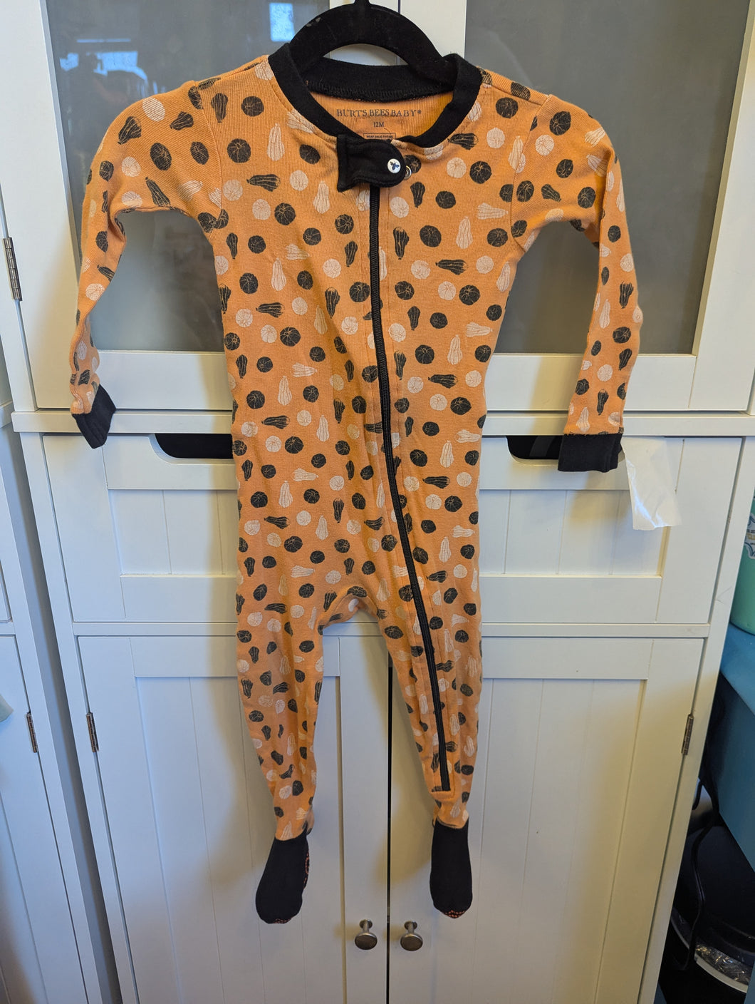 Burt's Bees Sleeper Pumpkins 12M