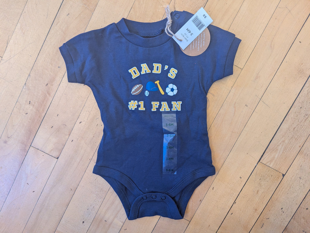 DIP Bnwt Dad's Bodysuit 3-6M