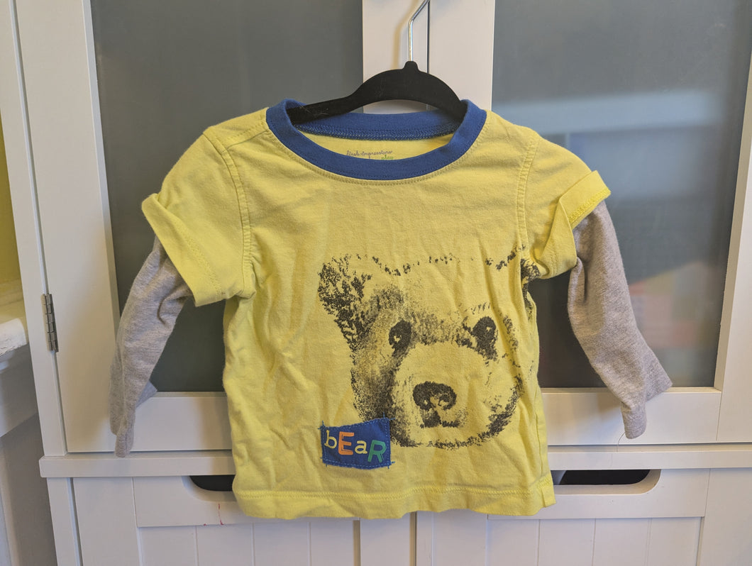 First Impressions Bear Shirt 3-6M