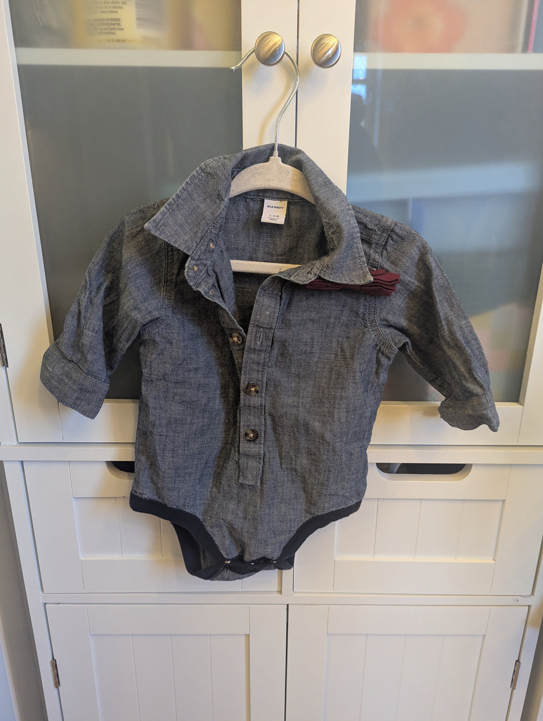 Old Navy Chambray Long Sleeve 3-6M