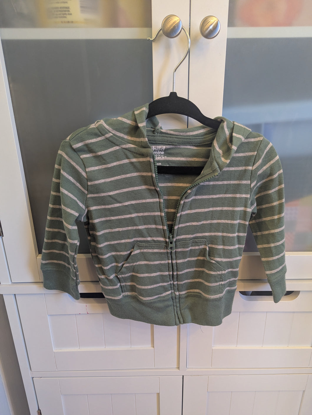 Carters Green Zip Up 6m