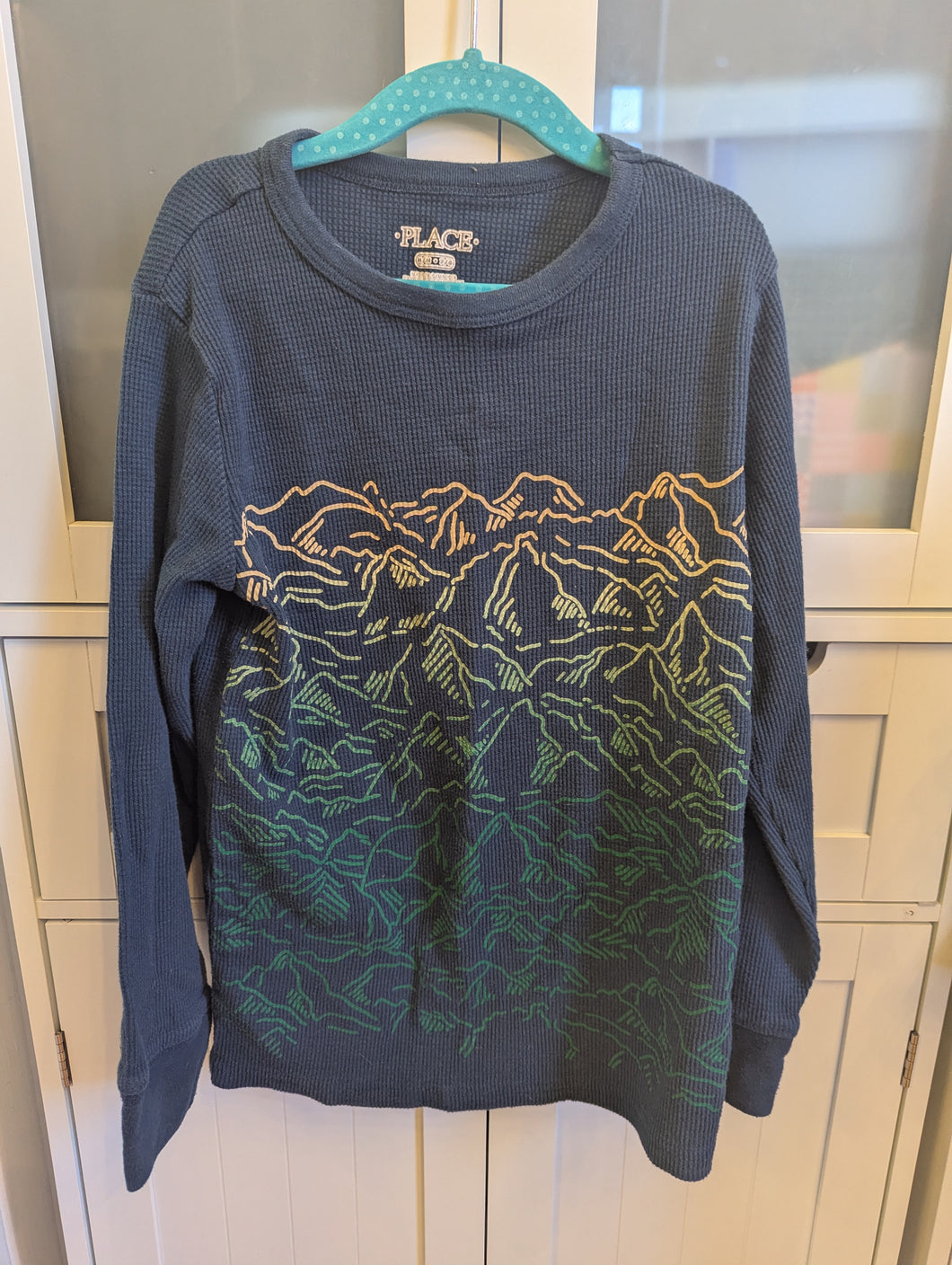 Childrens Place Blue Shirt 7/8