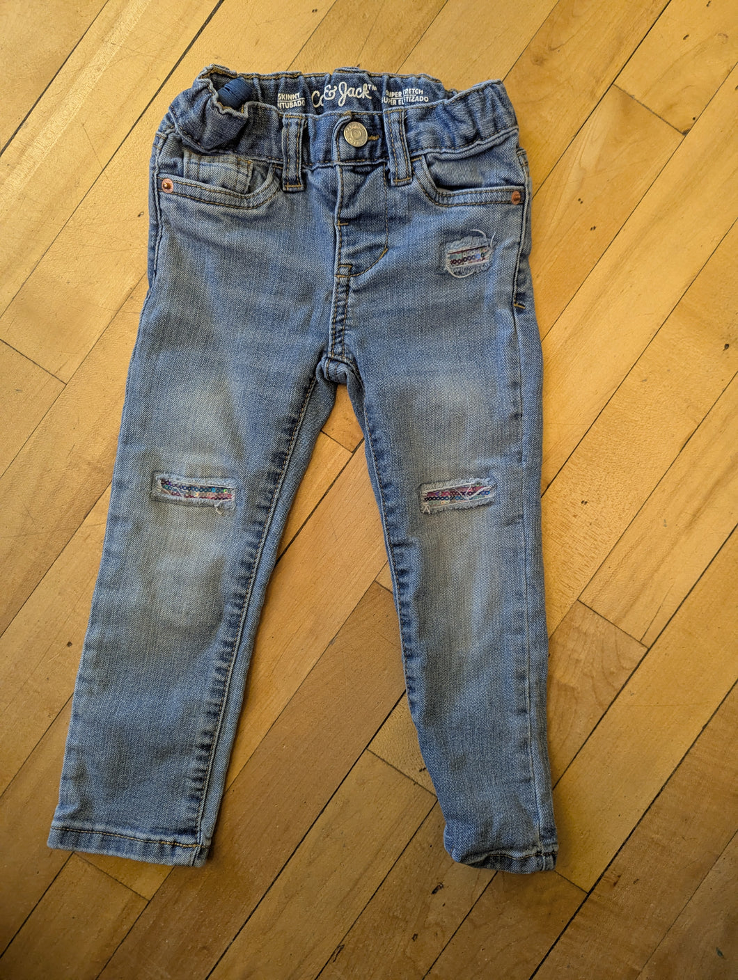 Cat & Jack Sequin Jeans 3T