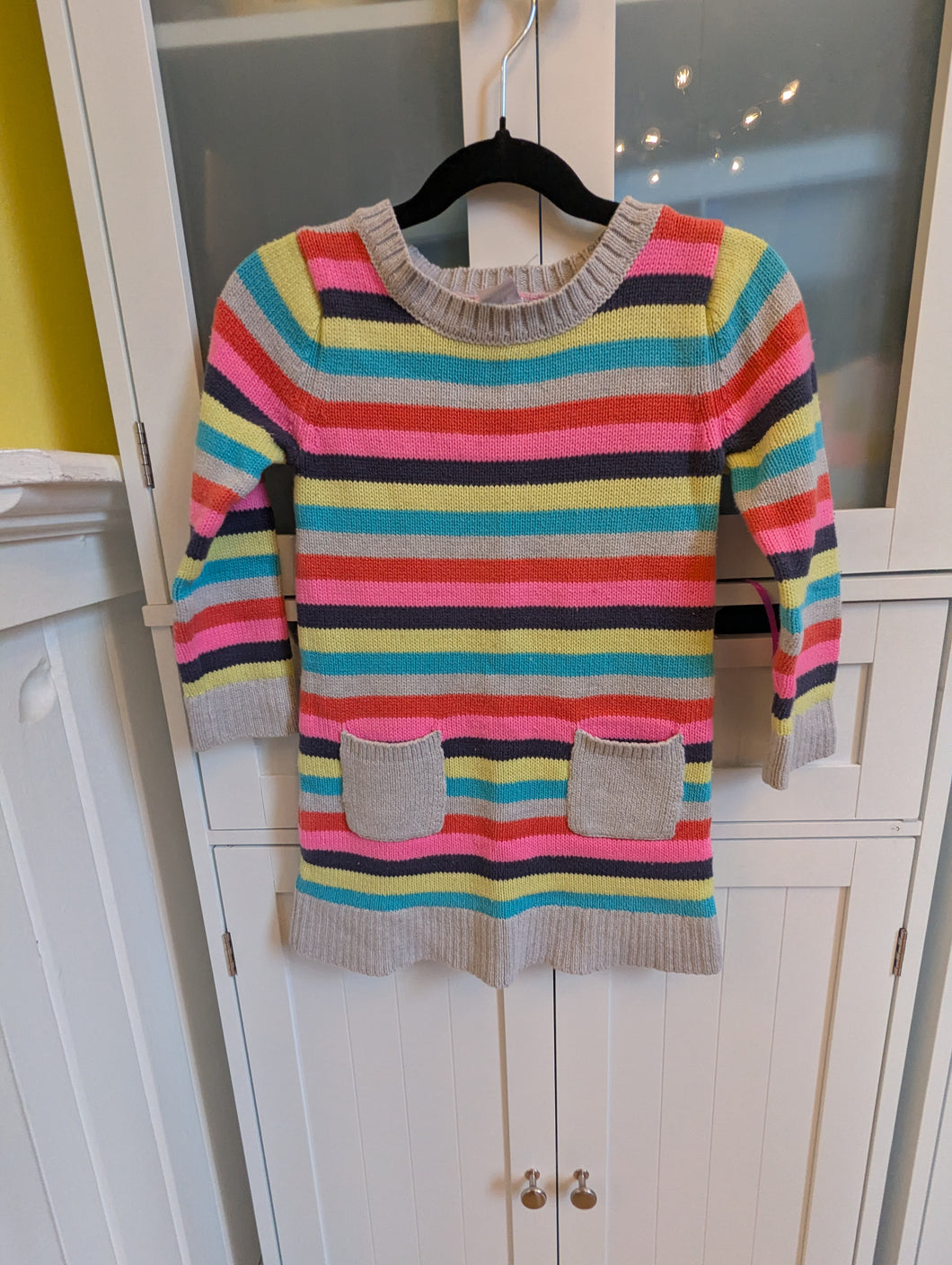 Carters Stripe Sweater Dress 4