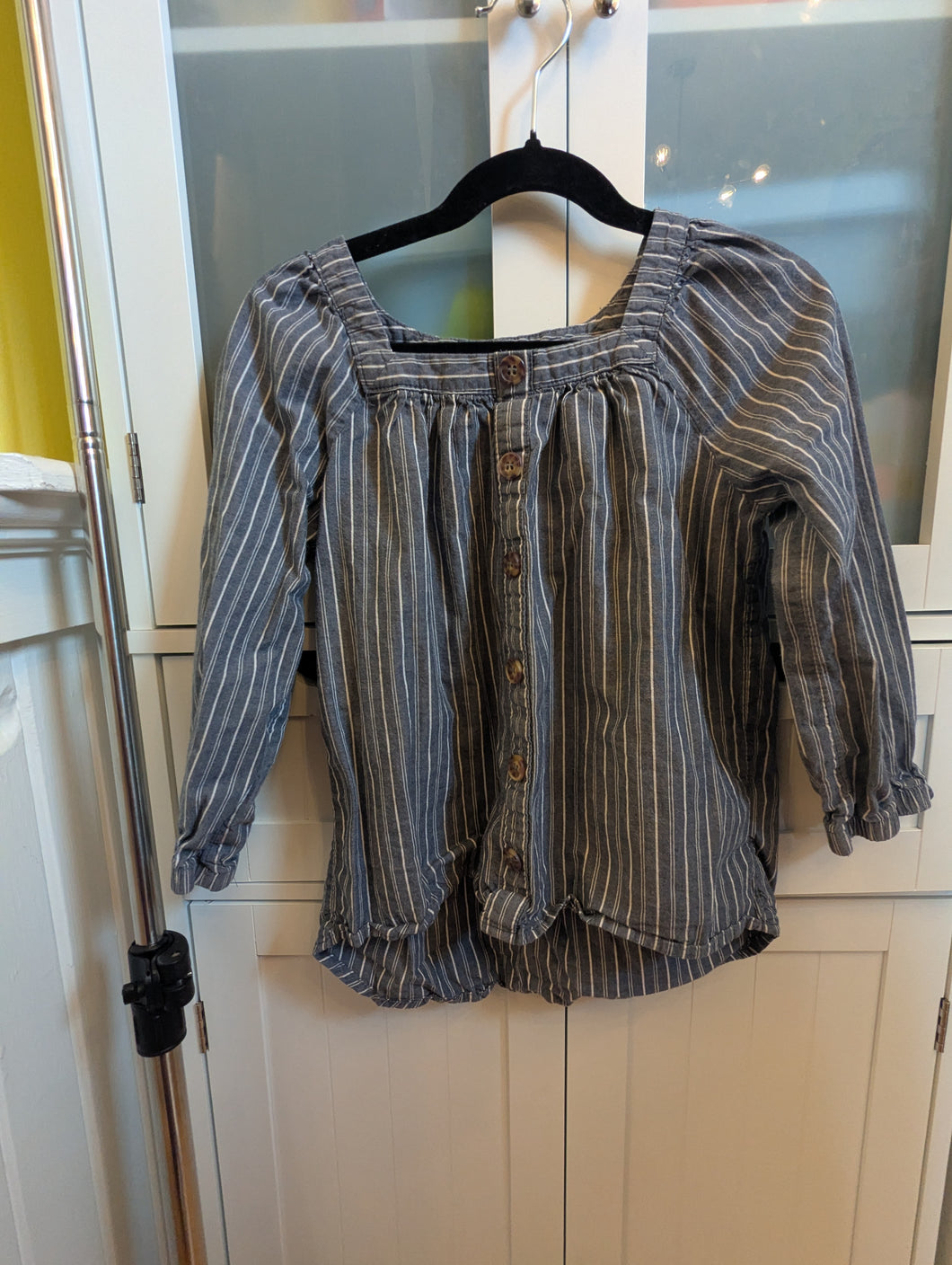 Wondernation Pin Stripe Shirt 7-8