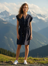 Load image into Gallery viewer, J for Justify Blue Arrow Dress S
