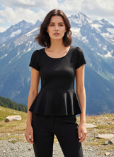 Load image into Gallery viewer, American Ragcie Black Top XS
