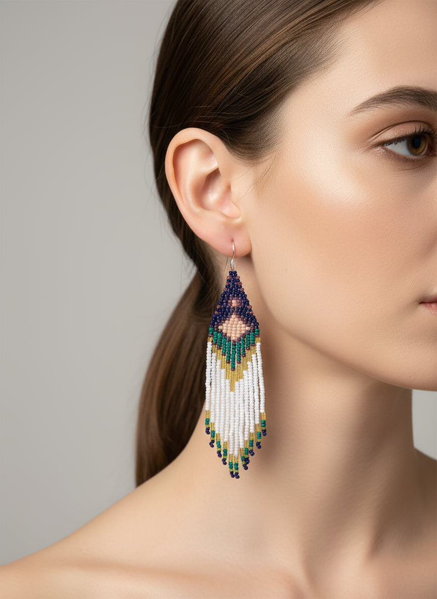 Scandinavian Dreams Beaded Earrings