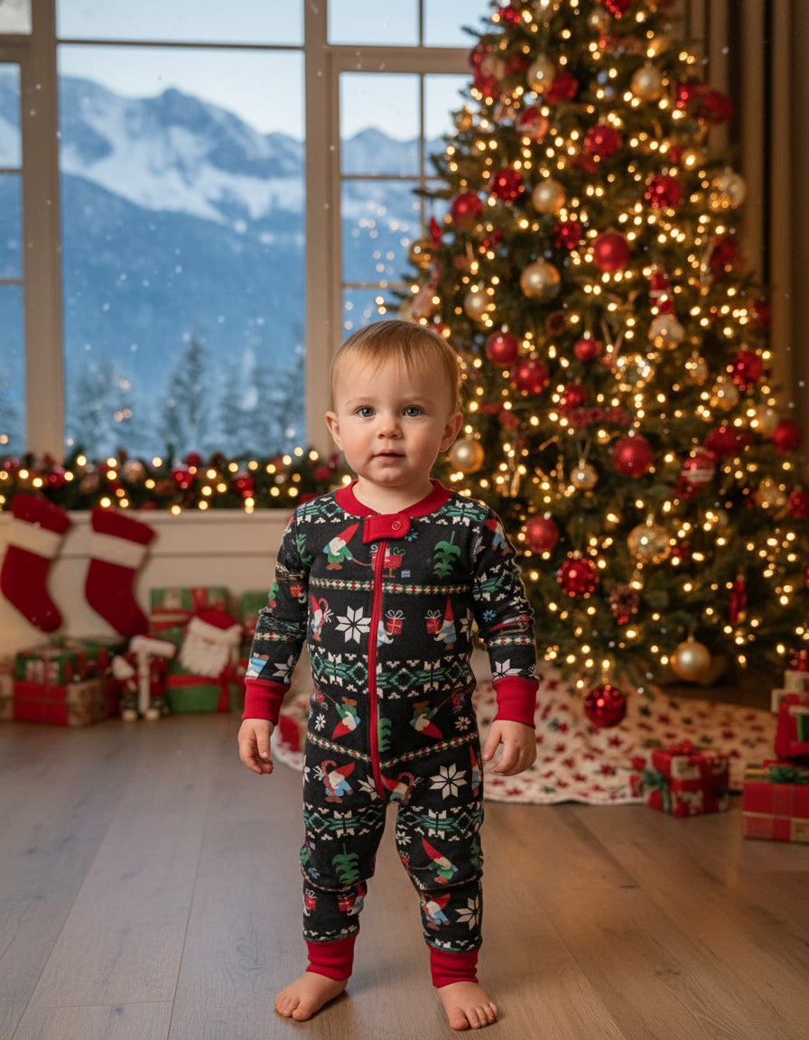 Hanna Andersson Gnome Pajamas 75/12-18m