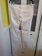 Load image into Gallery viewer, Silver White Berkley Ankle Skinny 26/27
