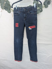 Load image into Gallery viewer, Patriotic Upcycled Jeans Kids 10 Slim
