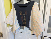Load image into Gallery viewer, Llama Boho Crop Top XS/S
