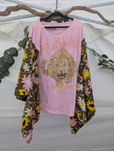 Load image into Gallery viewer, Def Leppard Upcycled Boho Shirt
