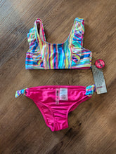Load image into Gallery viewer, Kenzie Girl 2 Piece Stripe Swimsuit
