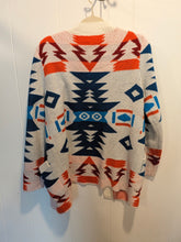 Load image into Gallery viewer, Unknown Southwest Pattern Cardigan M
