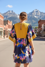 Load image into Gallery viewer, Abstract Boho Tunic Dress
