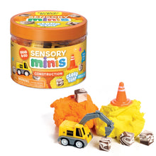 Load image into Gallery viewer, Sensory Mini Play Kit Jar with Cloud Clay: Construction
