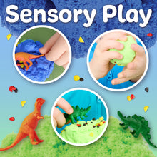 Load image into Gallery viewer, Sensory Mini Play Kit Jar with Cloud Clay: Dinosaur Theme
