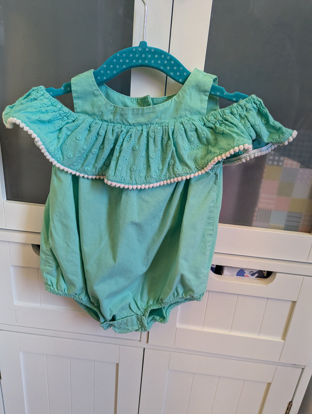 Cat & Jack Mint Outfit 6-9M