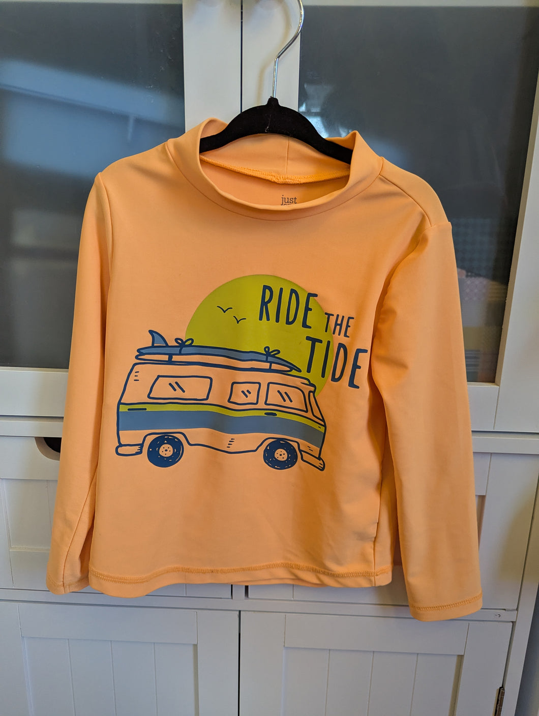 Carters Orange Rash Guard 3T