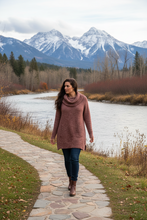 Load image into Gallery viewer, Duluth Red Knit Tunic/Dress L
