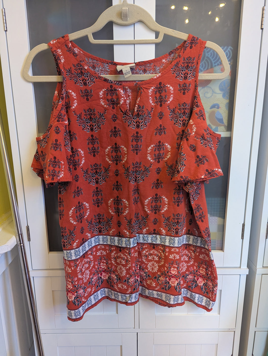 St. John's Bay Red Blouse L