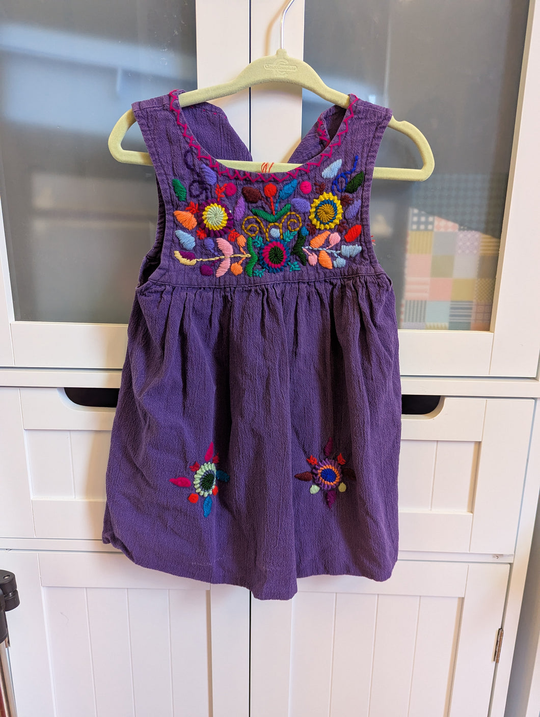 Purple Embroidered Dress 12-18M